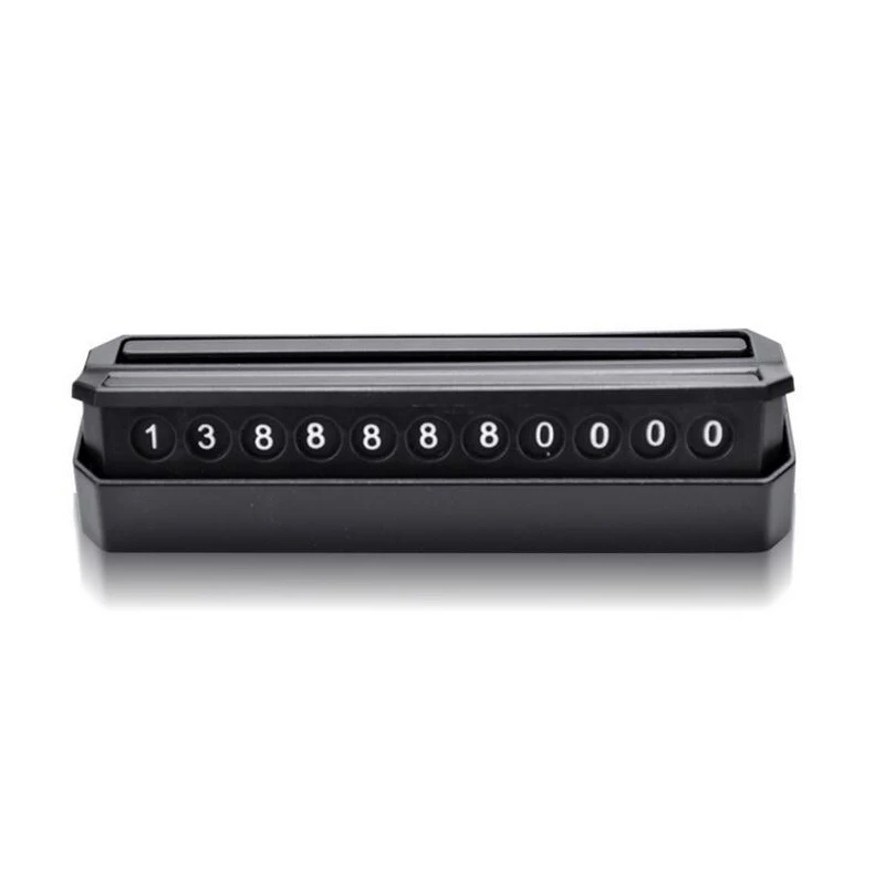 

Car Temporary Parking Card Drawer Plate Style Car-styling Easy Hidden Mobile Phone Number Card Rocker Switch Car Replace