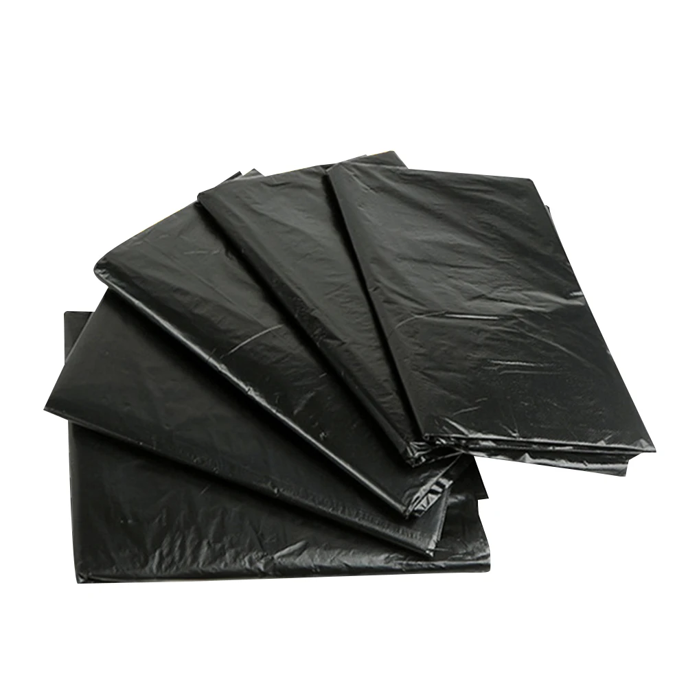 

50pcs/set Ultra Strong Large Trash Bags Thickened Eco-friendly Garbage Bags