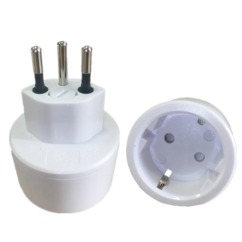 

Swiss plug Eu socket Adaptador convertidor Swiss European travel enchufe Suiza Suisse 3Pin convertidor Electrical Plug