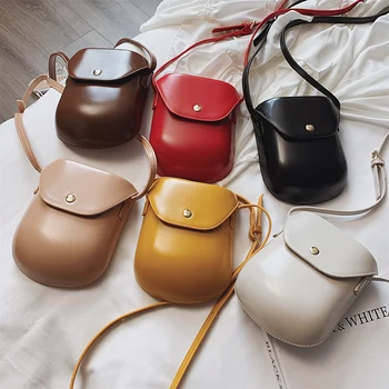 

Candy color Mini Shell bag 2019 Summer New High Quality PU Leather Women's Designer Handbag Leisure Small Shoulder Messenger bag