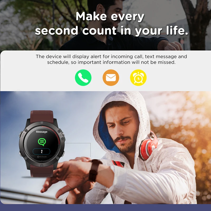 Смарт часы Zeblaze vibe 3 ECG ip67 водонепроницаемые с пульсометром фитнес браслет для