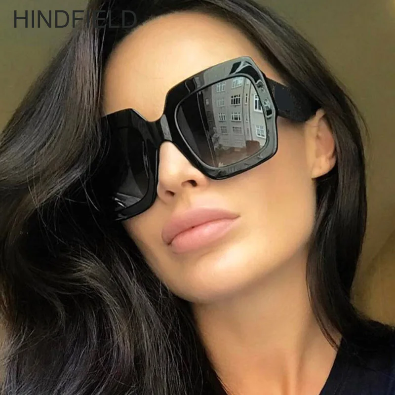 Buy Big Square Sunglasses for Women 2018 New Brand