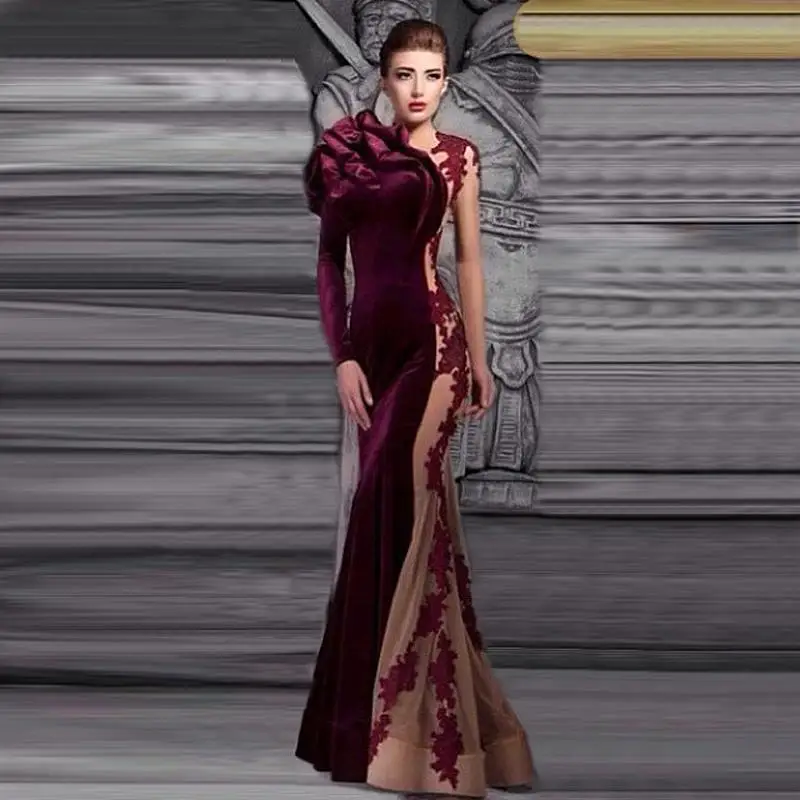 Длинные Вельветовые Платья фото 25