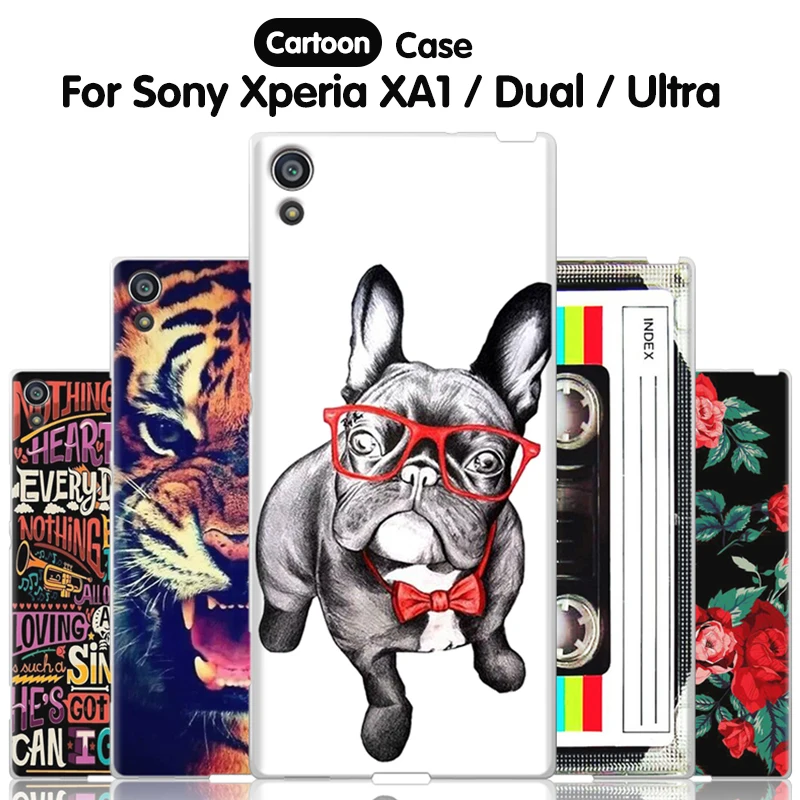 

JURCHEN Phone Case For Sony Xperia XA1 Ultra G3221 G3223 Cases Coque Back Cover For Sony Xperia XA1 Dual G3121 G3112 Case Cover