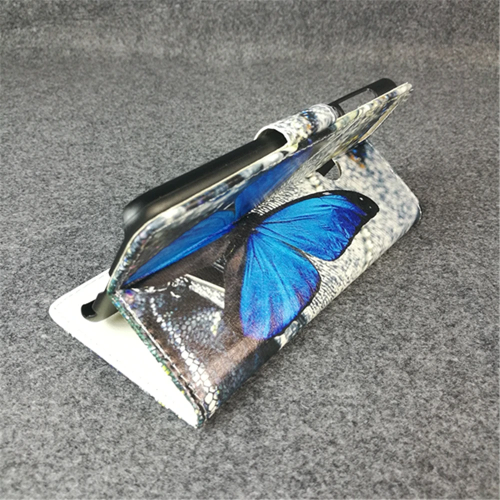 New Butterfly Flower Flag Designer Wallet Flip Stand Book Cover Case For Huawei enjoy 8 plus 5.93&quot Dual sim | Мобильные телефоны