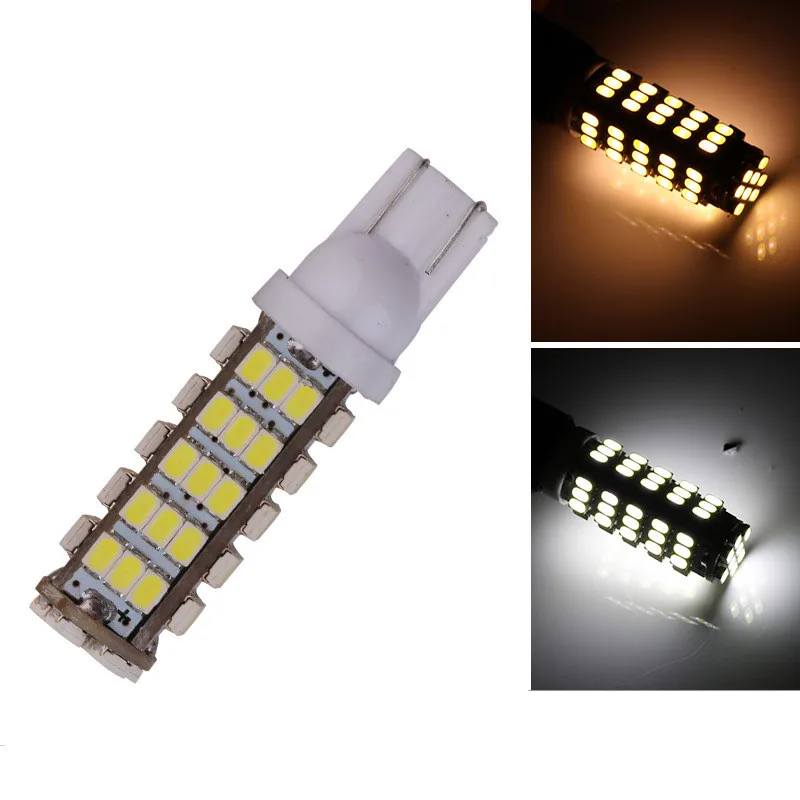 

Super Bright!! 100x T10 68 SMD 194 168 1206 68 SMD LED light Bulbs Super white Signal Light Wedge Light Bulb 12V Auto Lighting