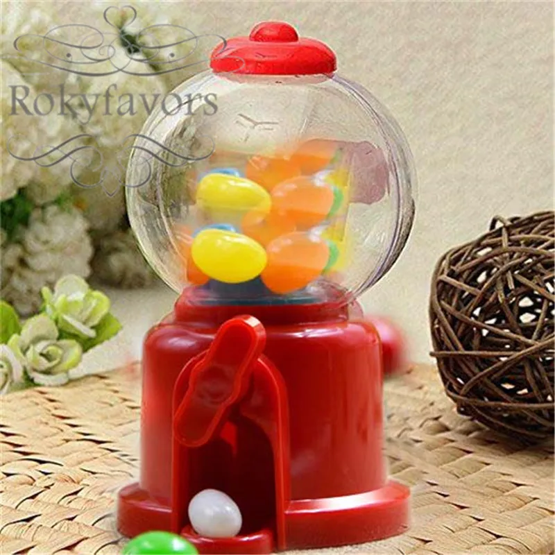 12pcs Mini Gumball Machine Box Wedding Favors Vending Machine Saving
