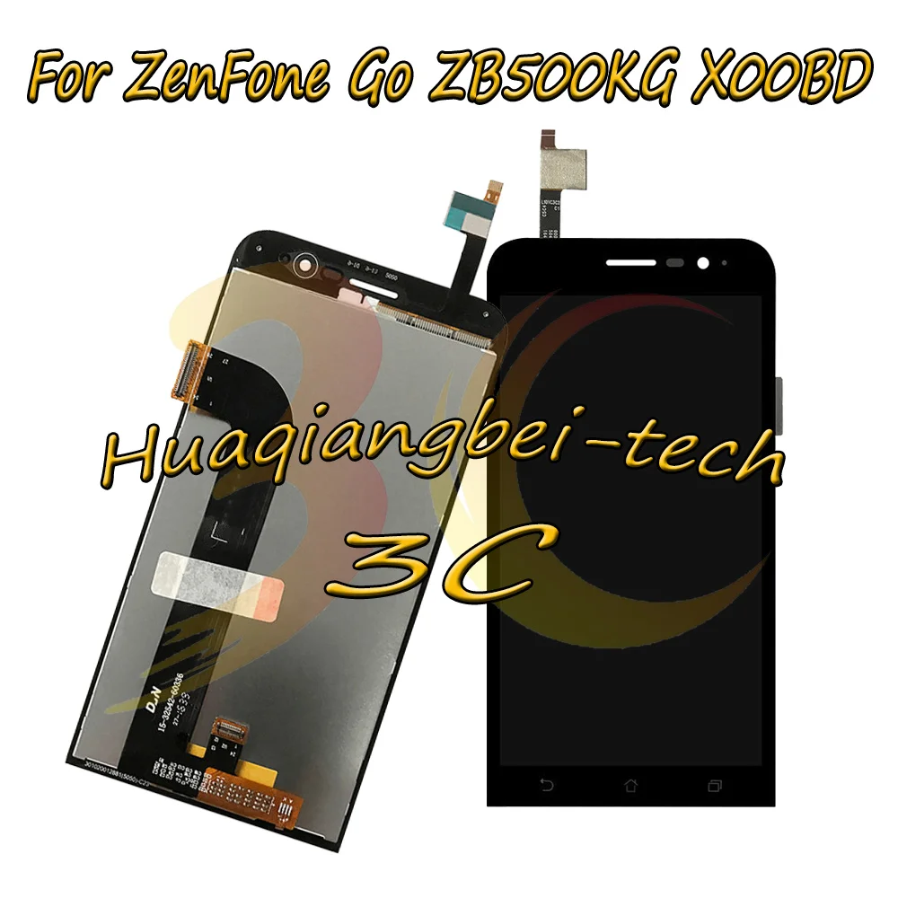 5 0 ''Новый для Asus ZenFone Go ZB500KG X00BD Полный ЖК дисплей + кодирующий преобразователь
