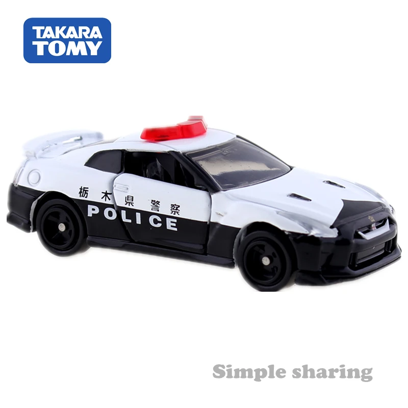 Takara Tomy Tomica #105 Nissan GT-R Polizei Auto Maßstab 1/62 Diecast Spielzeug 