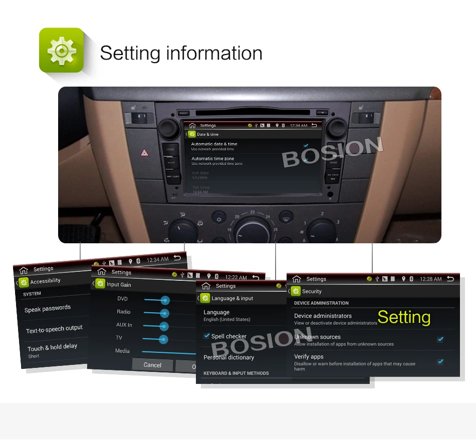 Clearance Bosion android 7.1 2din car radio gps navi car dvd player for opel astra/vectra/zafira car stereo head unit with bluetooth wifi 20