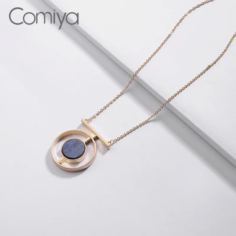 Comiya длинное ожерелье этническое винтажное ювелирное индийское круглое кольцо