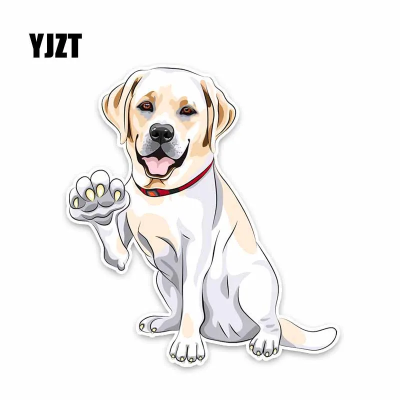 

YJZT 13.3*14.5CM Ferocious Dog Creative Fashion Car Sticker Decal C1-4027