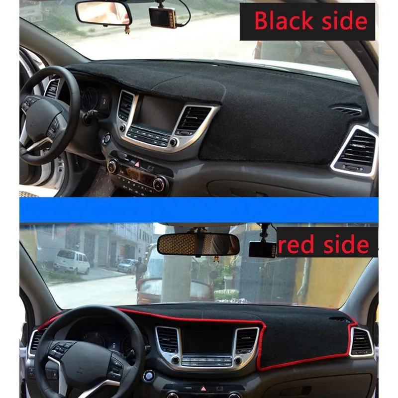 For Hyundai Tucson 3rd 2016 2017 Car Dashboard Carpet Protector Pad Interior Decoration Summer Supplies Auto Accessories