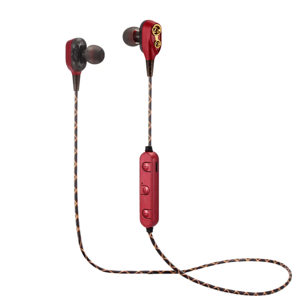 HIFI наушники тяжелый бас нашейные Беспроводные Bluetooth 4,2 гарнитура спортивные двойные динамические наушники для водителей наушники Bluetooth наушники