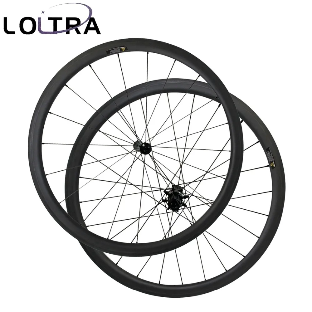 

Carbon Road Clincher Tubular Tubeless Bicycle Wheels 24/38/50/60/88mm Bike Rim FLR Ceramic Hub Low Resistance wheelset 700C