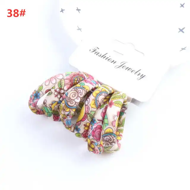 6PCS/Sett Cute Girls Elastic Hair Bands Scrunchies Ponytail Holder Rubber Bands Hair Ties Sweet Kids Hair Rope Hair Accessories style 38