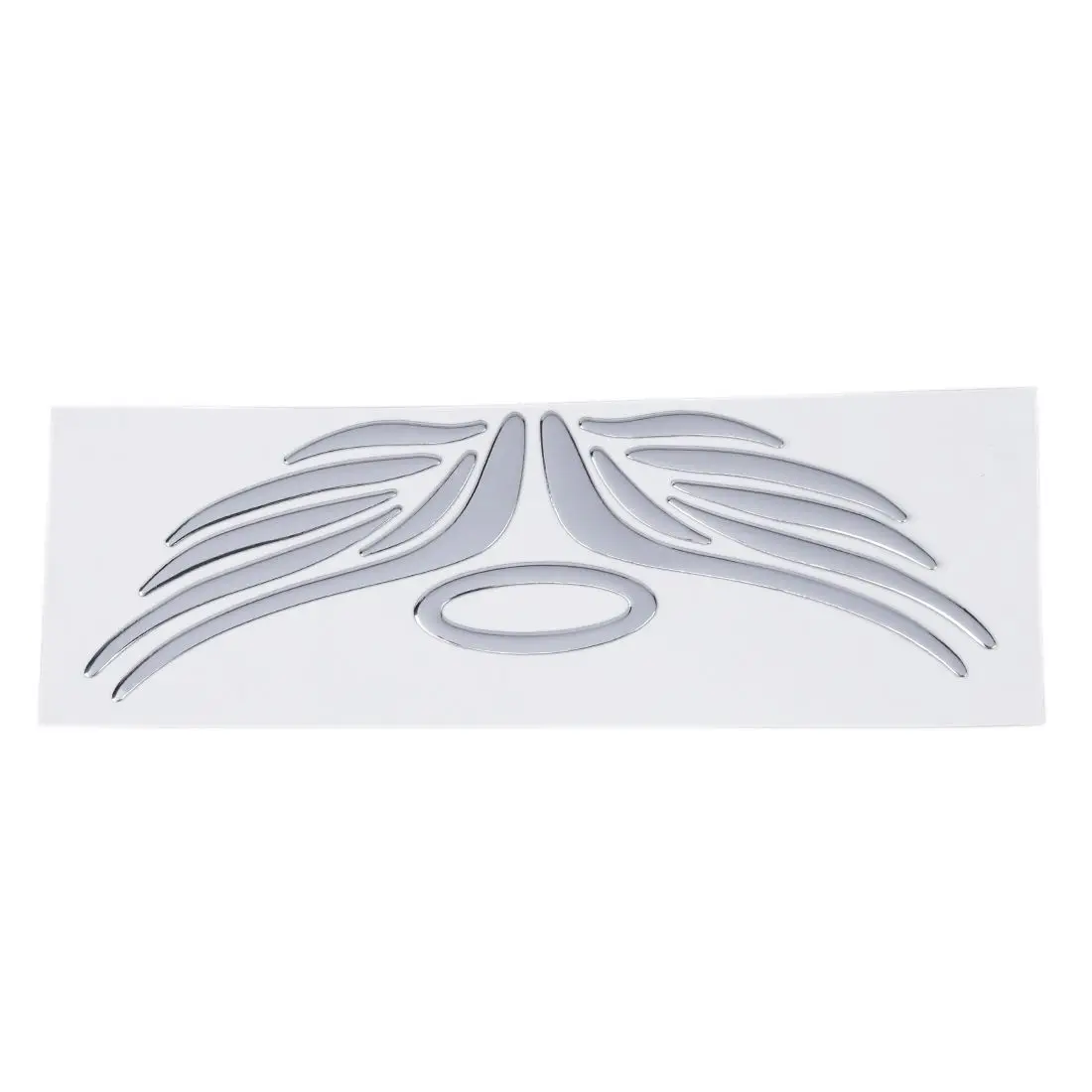 3D Хром Ангел наклейка на крыло наклейка авто эмблема Декоративные наклейки цвет серебристый