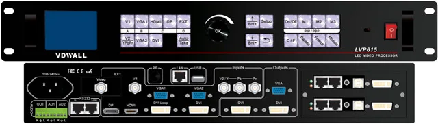 

Stage Rental Led Display video display controller vdwall lvp615 wifi led processor remote control apply to Rental Performance