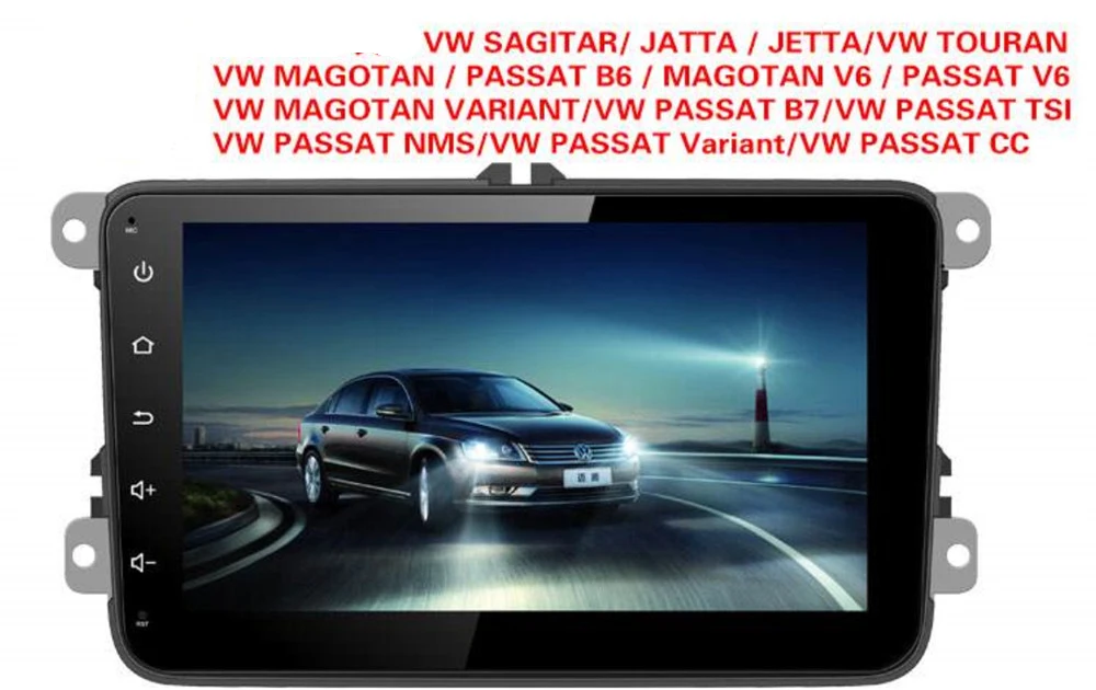 8 дюймов Android 0 7 1 восемь ядер Автомобильный CD DVD GPS плеер навигация авто для Volkswagen VW