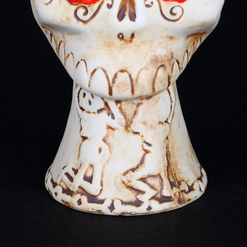 Кружка с черепом Гавайская Коктейльная керамическая кружка Tiki 480 мл