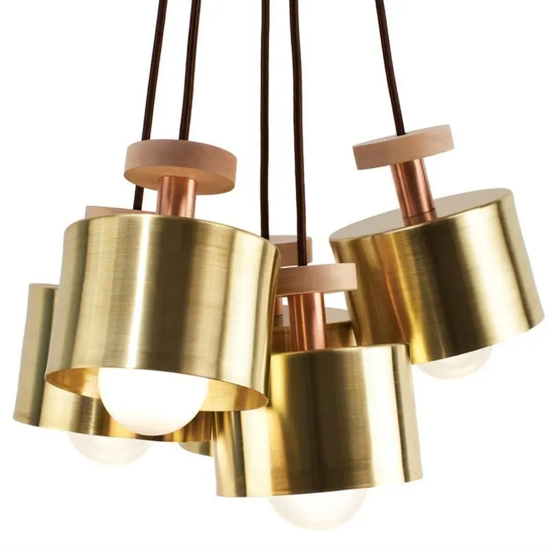 

American iron plating bed head single head chandelier designer lamps North European restaurant bar coffee shop lighting