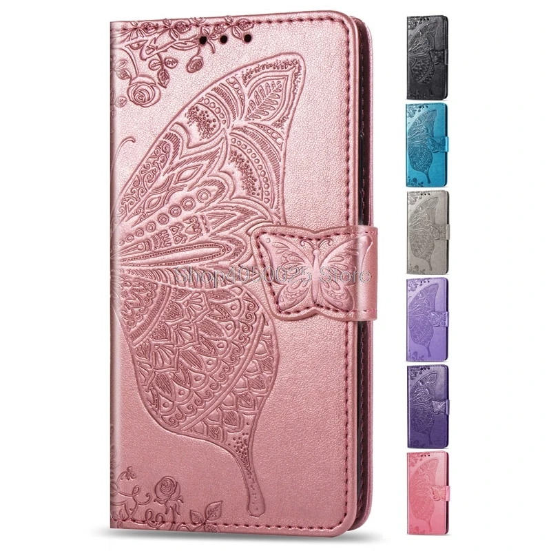 

Case For Samsung Galaxy J4 Plus 2018 Cover J2 Core 3D Butterfly Pattern FliP Wallet Case for Samsung J6 Plus 2018 Note 9 Cases