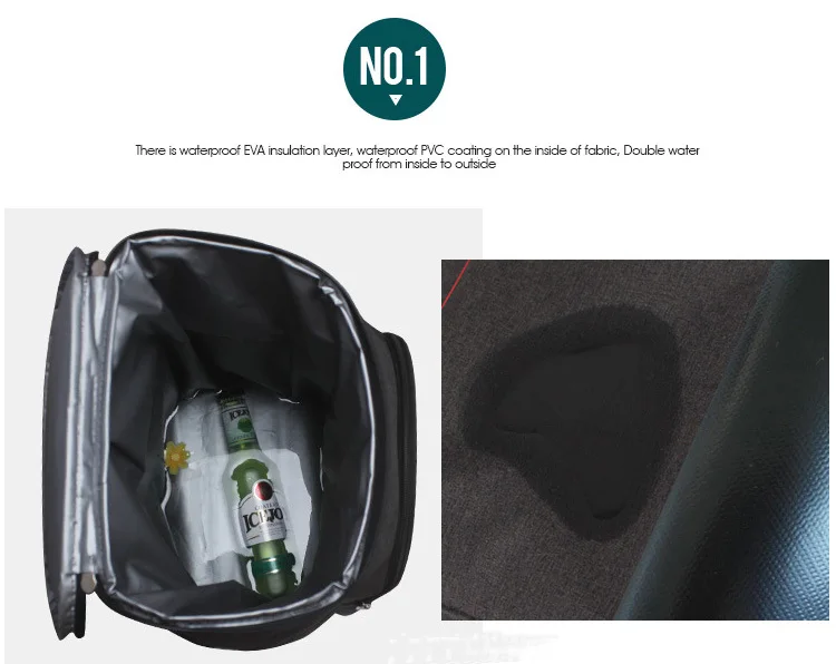 Refrigerador de Comida à Prova Água para Camping Portatil Nevera Portátil Isolados Bolsa Térmico Isolamento d' Piquenique Cerveja Bebidas 18 20lcamping 6 Bolsas de piquenique