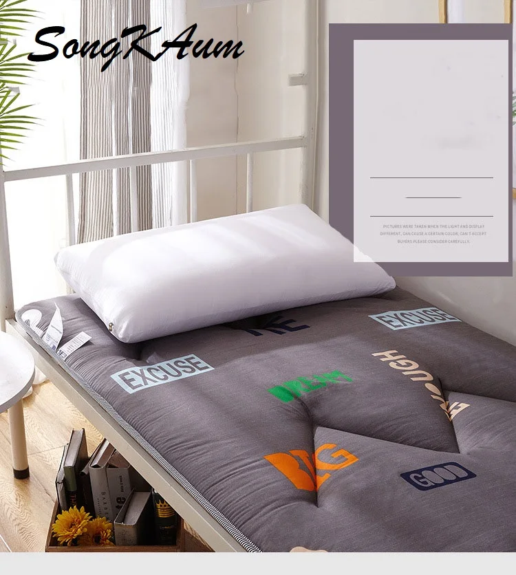 SongKAum стиль классическое дизайнерское стеганое татами мебель для спальни Студенческая полированная печать матрас