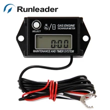 ЖК-дисплей Водонепроницаемый восстанавливаемый Таймер Цифровой тахометр для подвесного мотора питание парамоторный двигатель