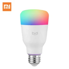 100% original Xiaomi Yeelight Smart LED Bulb (Color) E27 10W 800 Lumens Mi Light Xiaomi Mijia Smart Phone WiFi Remote Control