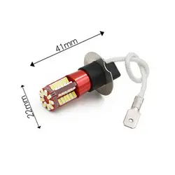 2 шт. авто светодиодный H4 57 SMD 1210 Туман лампа H4 H1 фар Светодиодный мотоцикл фар Туман сборки лампы для bmw e46 для passat b6