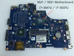 Бесплатная доставка для DELL 3521 5521 LA-9104P Тетрадь материнской i7-3537U I7-3547U Процессор