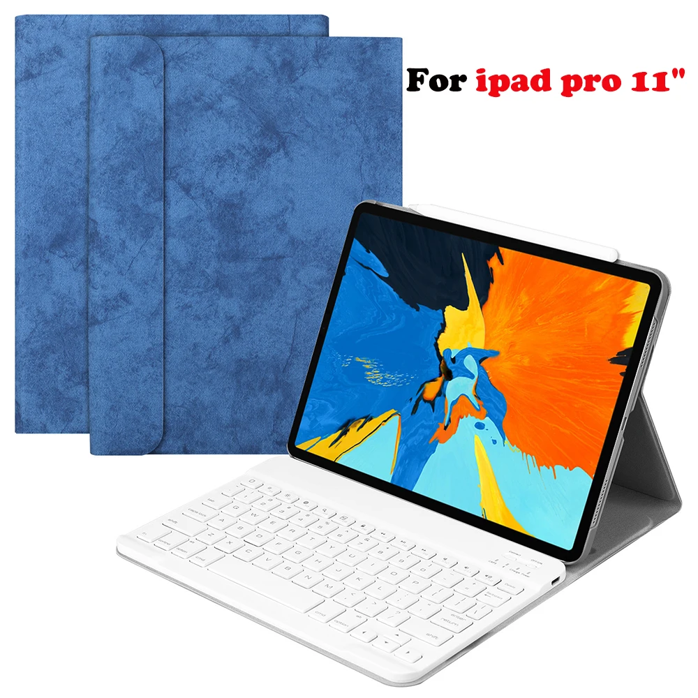 

For Apple iPad Pro11-Inch Flat Screen Computer Wireless Bluetooth Key Protective Intelligent Dormancy Suction Pen