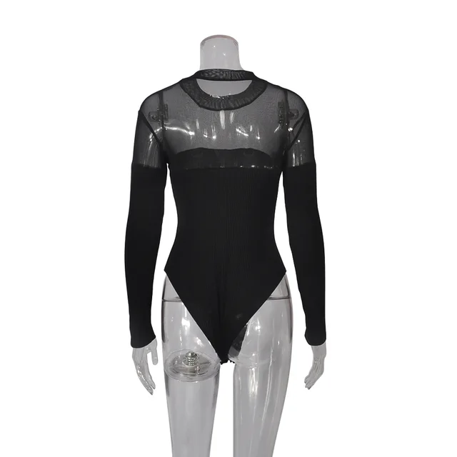 Buy FHTEX Mesh Solid Form Fitting Bodysuit Stand