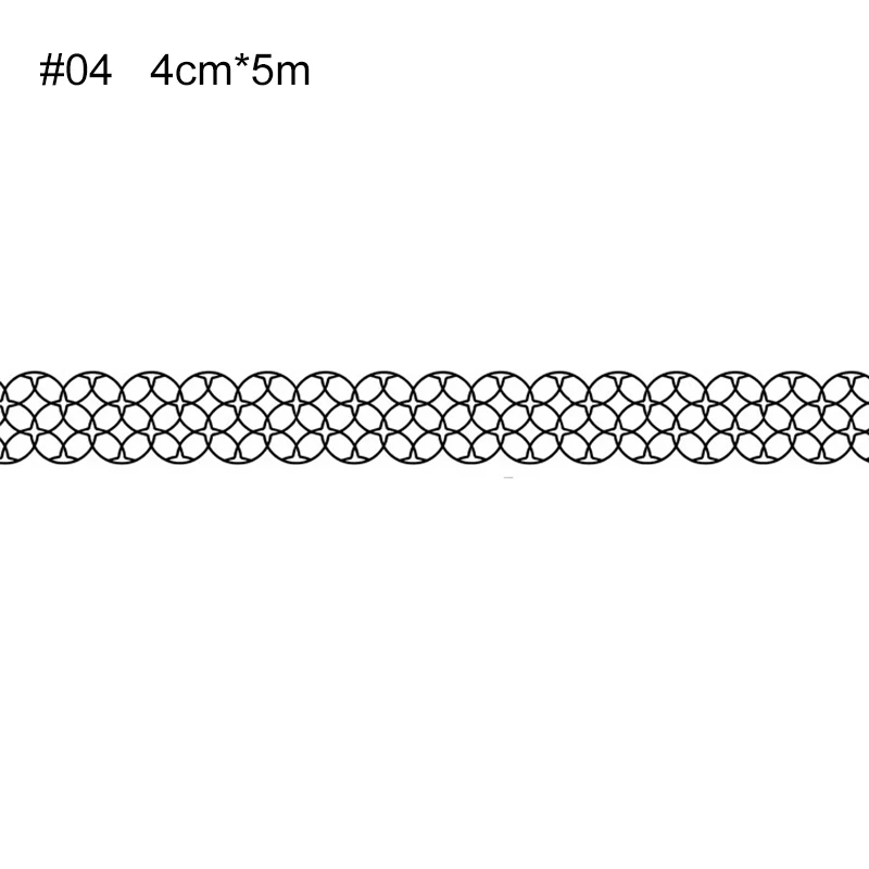 9 стилей клейкие ленты Васи клейкие ленты водонепроницаемые полые ажурные кружева 4-5 см* 5 м Kawaii канцелярские принадлежности DIY декоративная клейкая лента - Цвет: 04