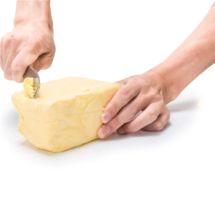 3 в 1 Многофункциональный нож для масла из нержавеющей стали слайсер для масла резак для сыра и масла с зубчатым краем LK0054