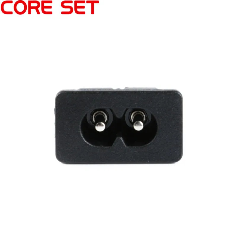 5 шт. 2 разъема AC250V 2.5A IEC320 C8 черные входные розетки|panel socket|panel 5panel pin |