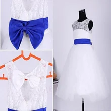 Платья с поясами и бантом для девочек, Пышное Бальное Платье для причастия на свадьбу, детское праздничное платье для маленьких девочек