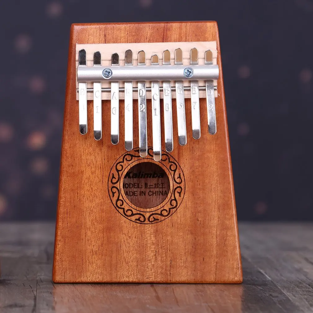 Thumb piano portable beginner instrument Thumb piano 10 tone kalimba 10