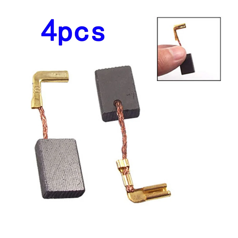 4 шт. углеродная счетка для Makita 9564CV 9565CV 9566CV GD0600 9554 955 Замена|Щетка| |