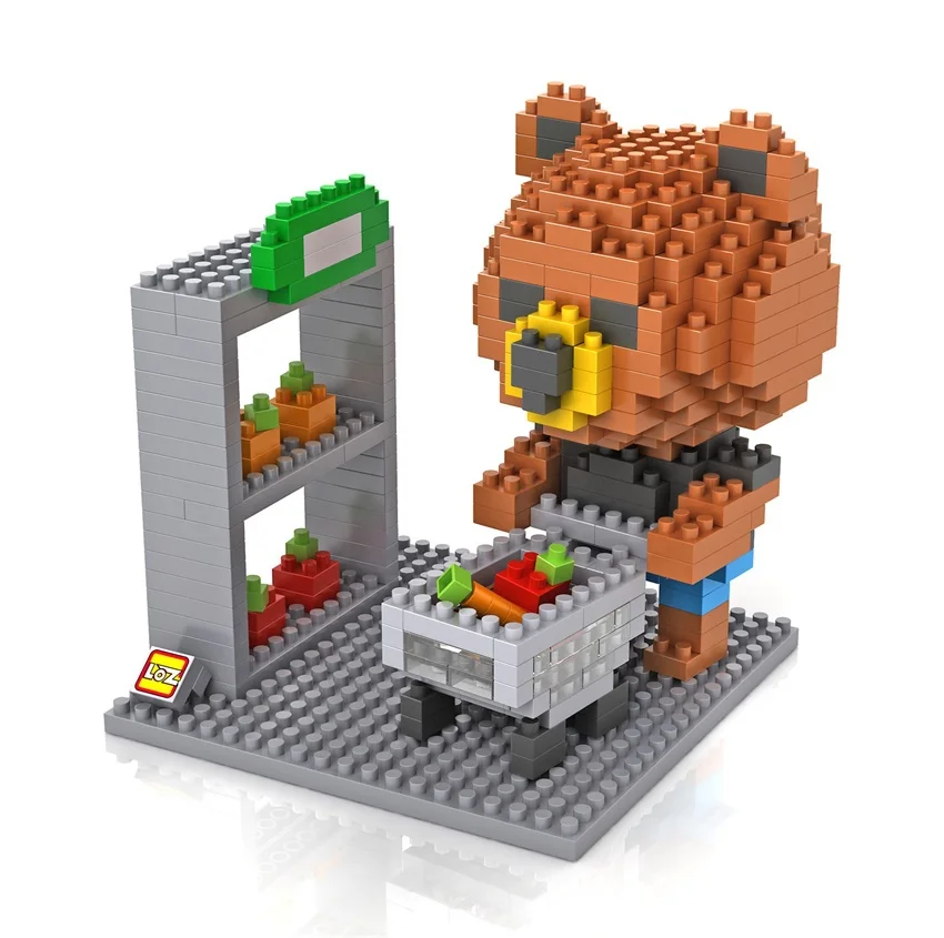 Wholesale LOZ Blocks New Arrival Shopping Bear Edu...
