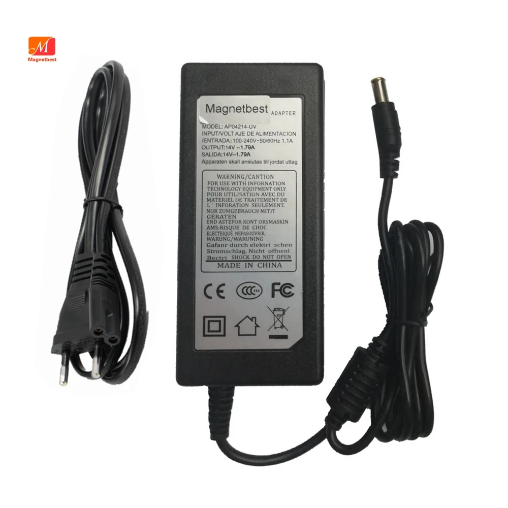 Ac Dc Adapter Charger 14v 1.79a For 