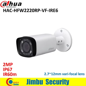 

DAHUA 2.4MP 1080P HDCVI camera HAC-HFW2220R-VF-IRE6 Waterproof IP67 HDCVI Metal IR60m Bullet Camera with 2.7-12mm Lens