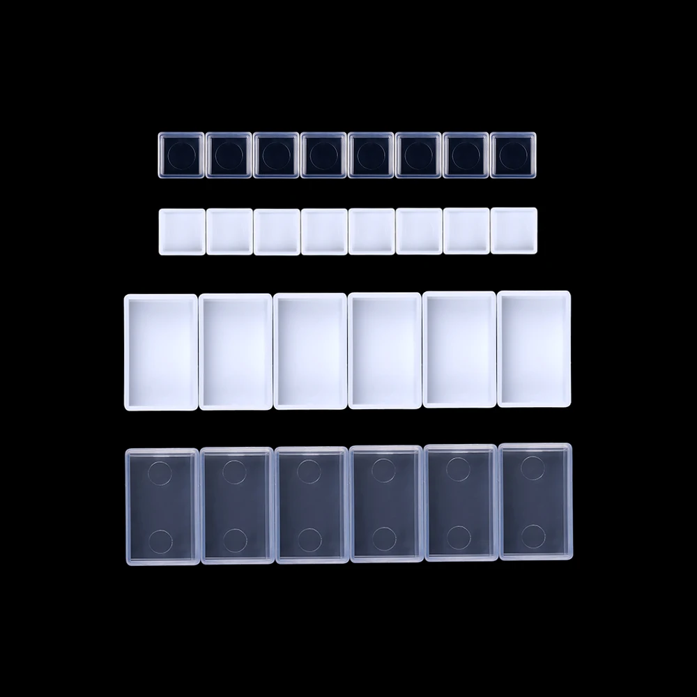 

20/50PCS 0.5/3.2ML Artists Empty Watercolor Paint Pans Painters box Pigment Convenient Paint Case Art Palette Supplies