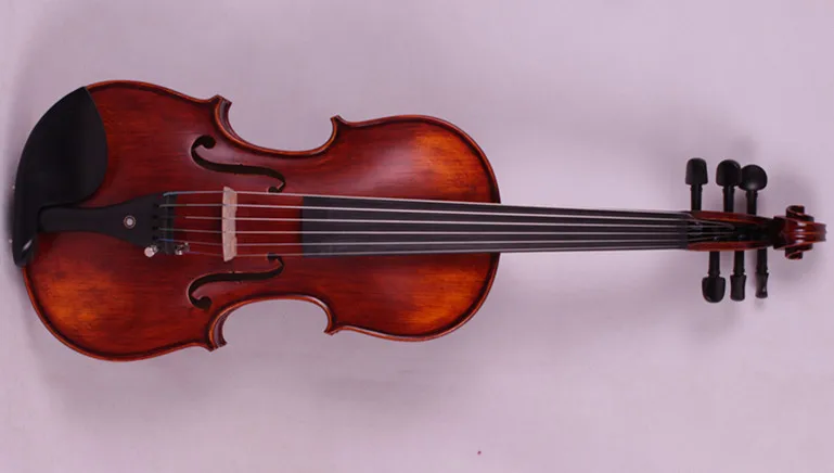 

6 string 4/4 Violin Ebony parts Flame Maple Back Antique Varnish Spruce Master Powerful Sound Pro+603