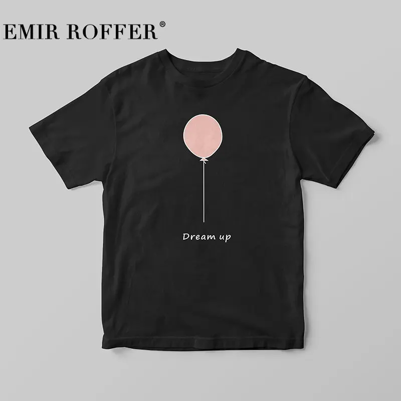 EMIR ROFFER 2018 Харадзюку каваи футболка с принтом женская хлопок женские футболки