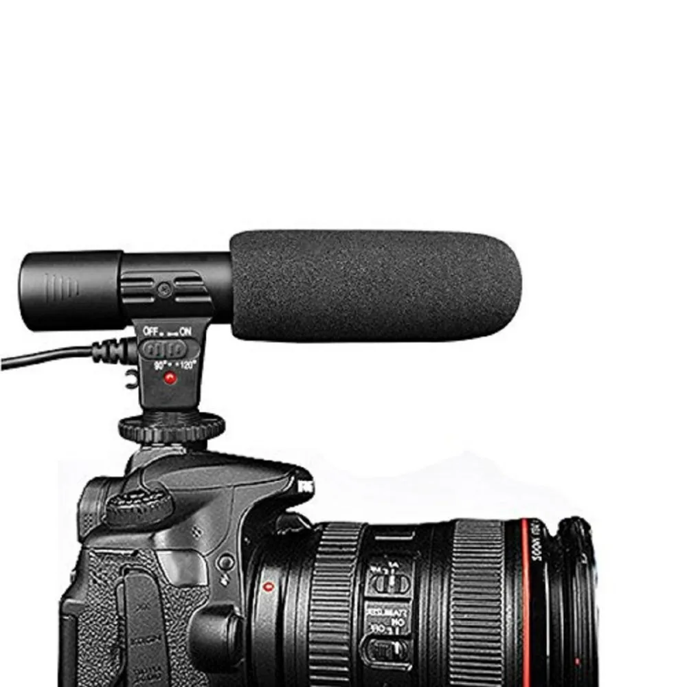 MIC-01 SLR камера Микрофон фотография видео камера стерео запись микрофон для DV цифровой SLR камера видеокамера