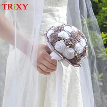 TRiXY B2-A женские ручной работы Элегантные свадебные аксессуары цветы Свадебные букеты Искусственные Свадебные цветы букет