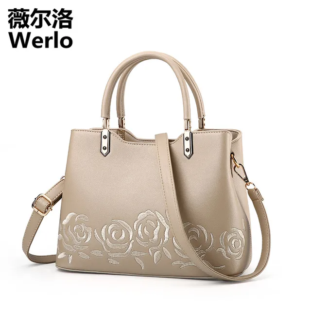 Werlo Brand Luxury Handbags Women Bags Designer New Chinese Style Werlo Brand Luxury Handbags Women Bags Designer New Chinese Style Las Bag Totes Fashion Leather Shoulder