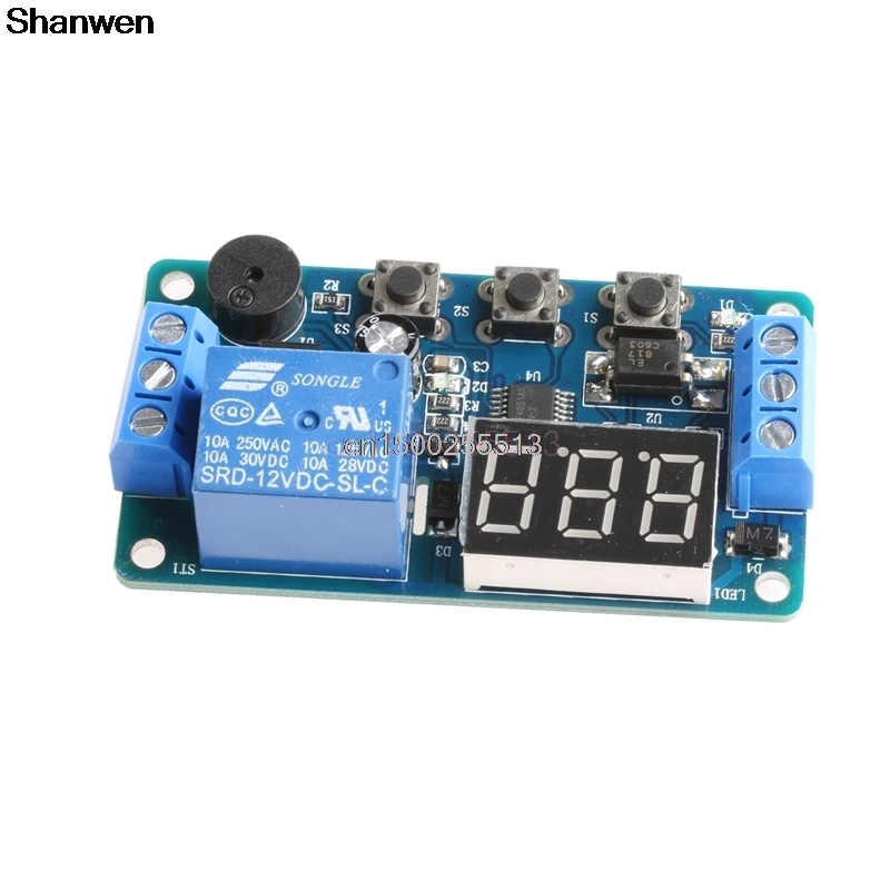 

BGEKTOTHDelay Time Switch Module Cycle Timer Control Relay Multifunction Circuit DC 12V